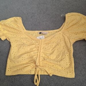 Nwt Yellow Top